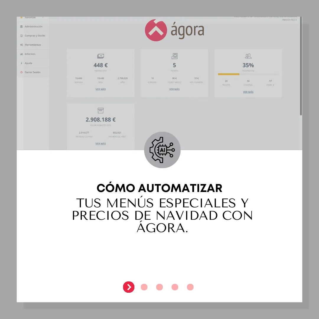 Cómo automatizar tus menús especiales y precios de Navidad con Ágora