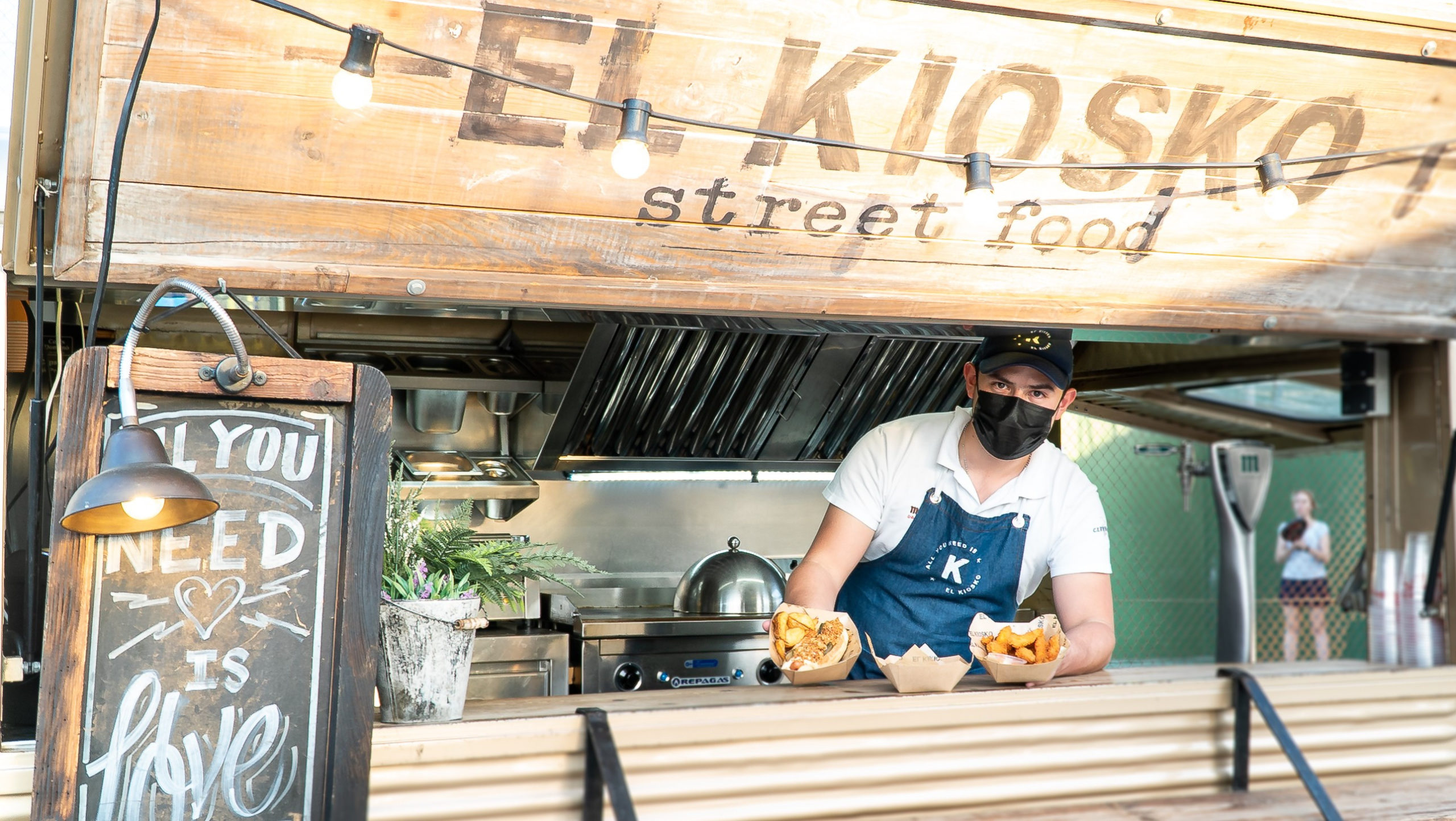 El Kiosko aparca su food truck en el Wanda Metropolitano