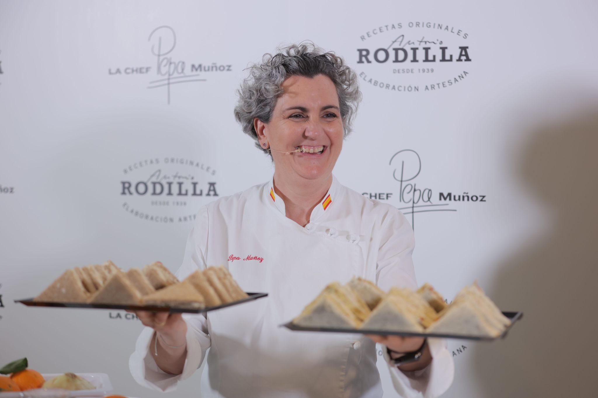 ​La chef Pepa Muñoz reinterpreta el sándwich de Brandada de Bacalao de Rodilla