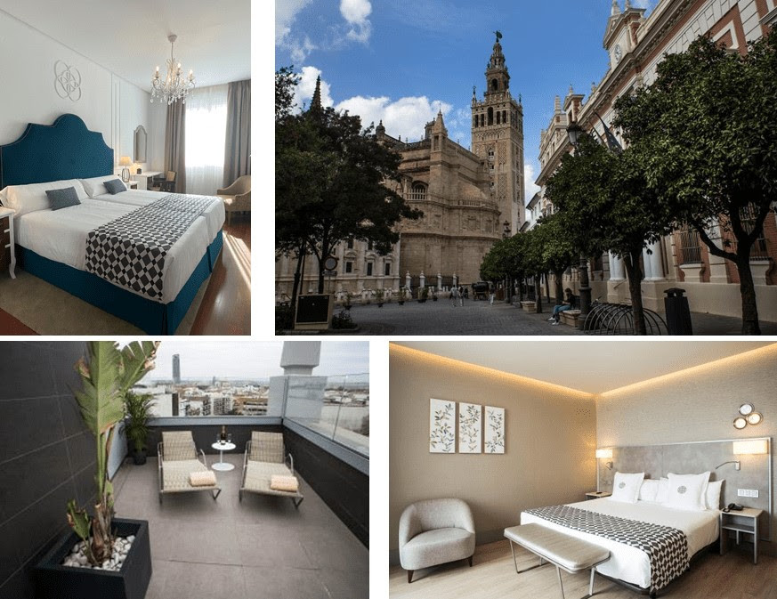 Hotel América Sevilla, el Hotel Derby Sevilla y los Apartamentos Lumbreras 16, renovados