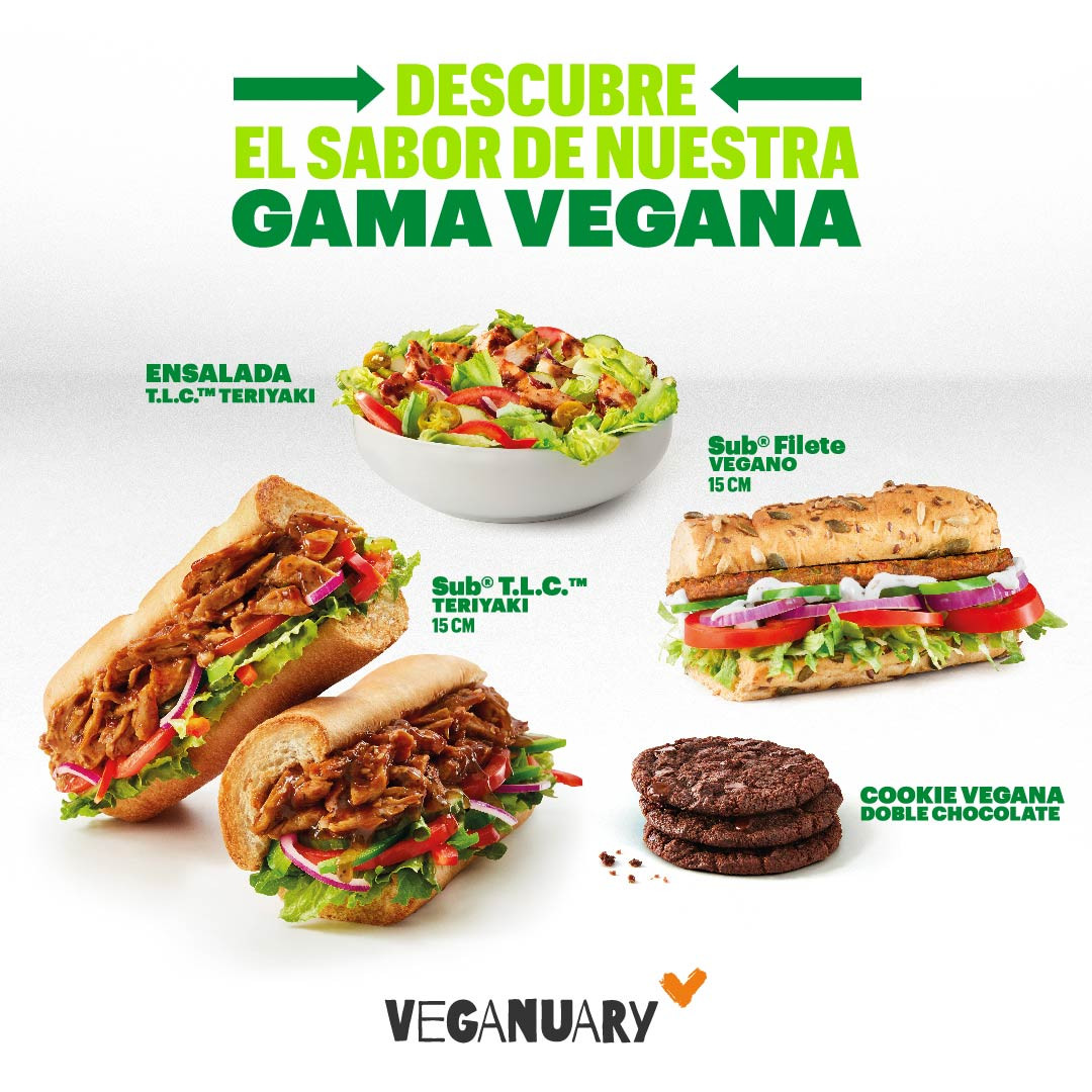 ​Subway reafirma su apuesta por el `plant based food´