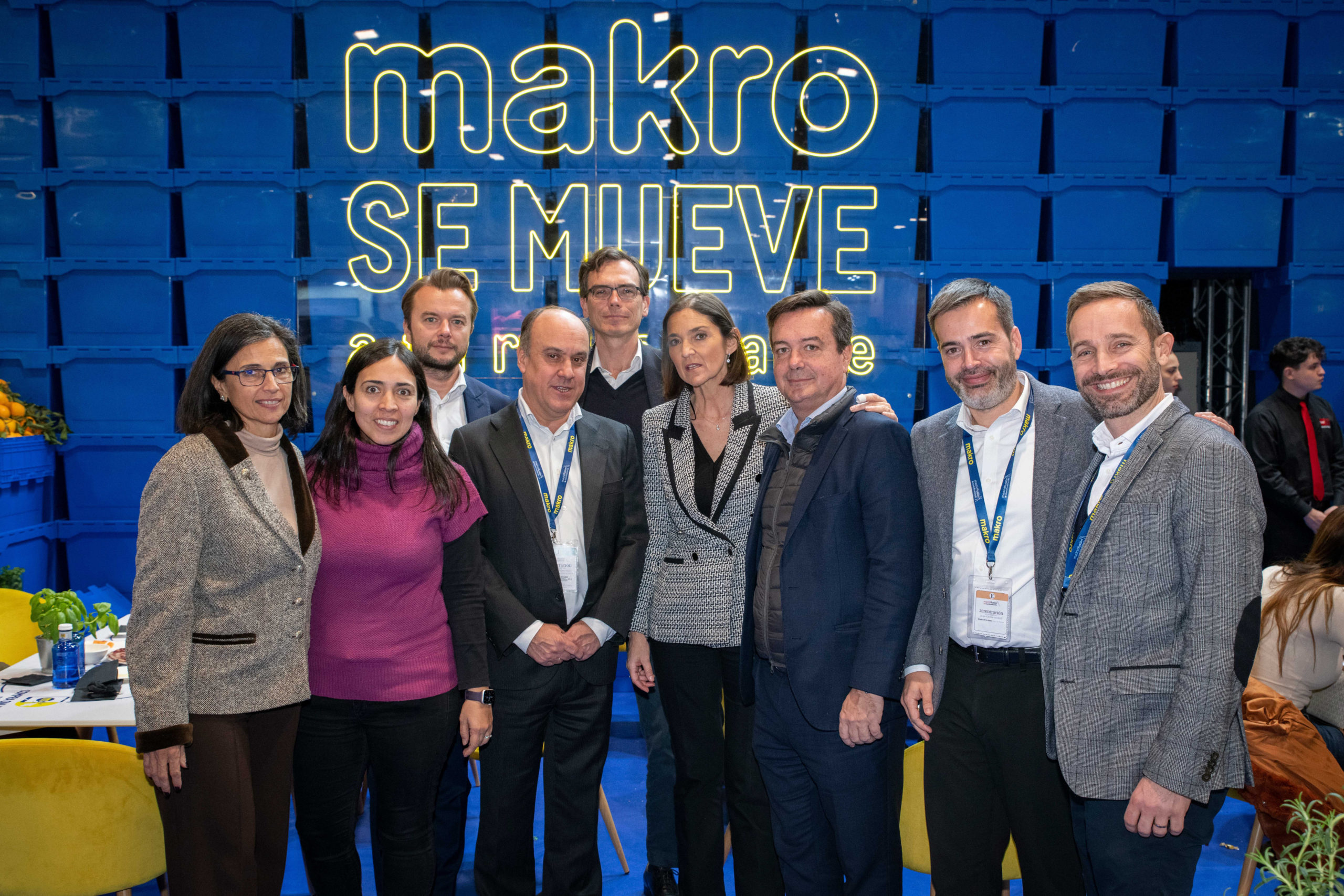 ​La ministra Reyes Maroto muestra su apoyo a la hostelería en Makro