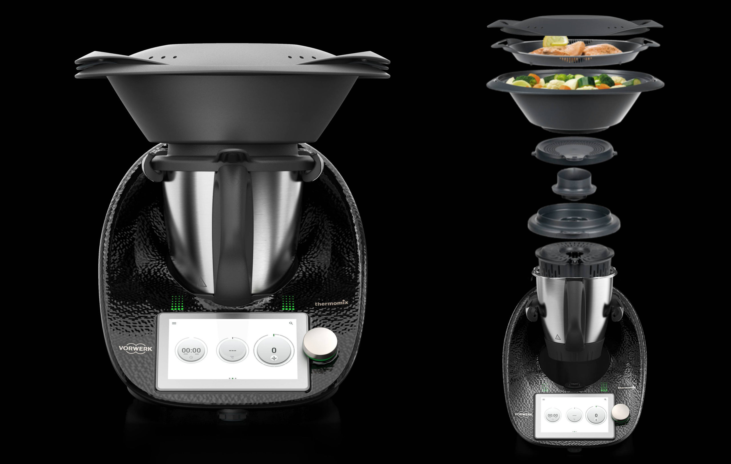 Vorwerk lanza una edición limitada de Thermomix TM6 fabricada en fibra de vidrio negro