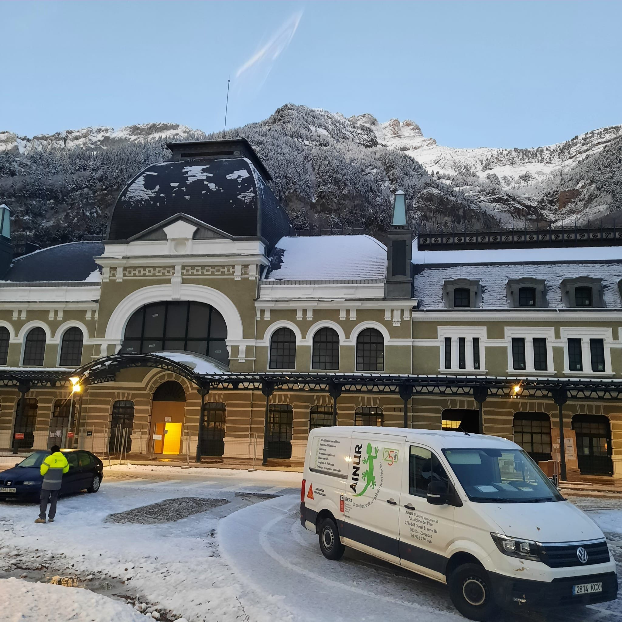 Materiales Sika, presente en la rehabilitación de la estación de Canfranc