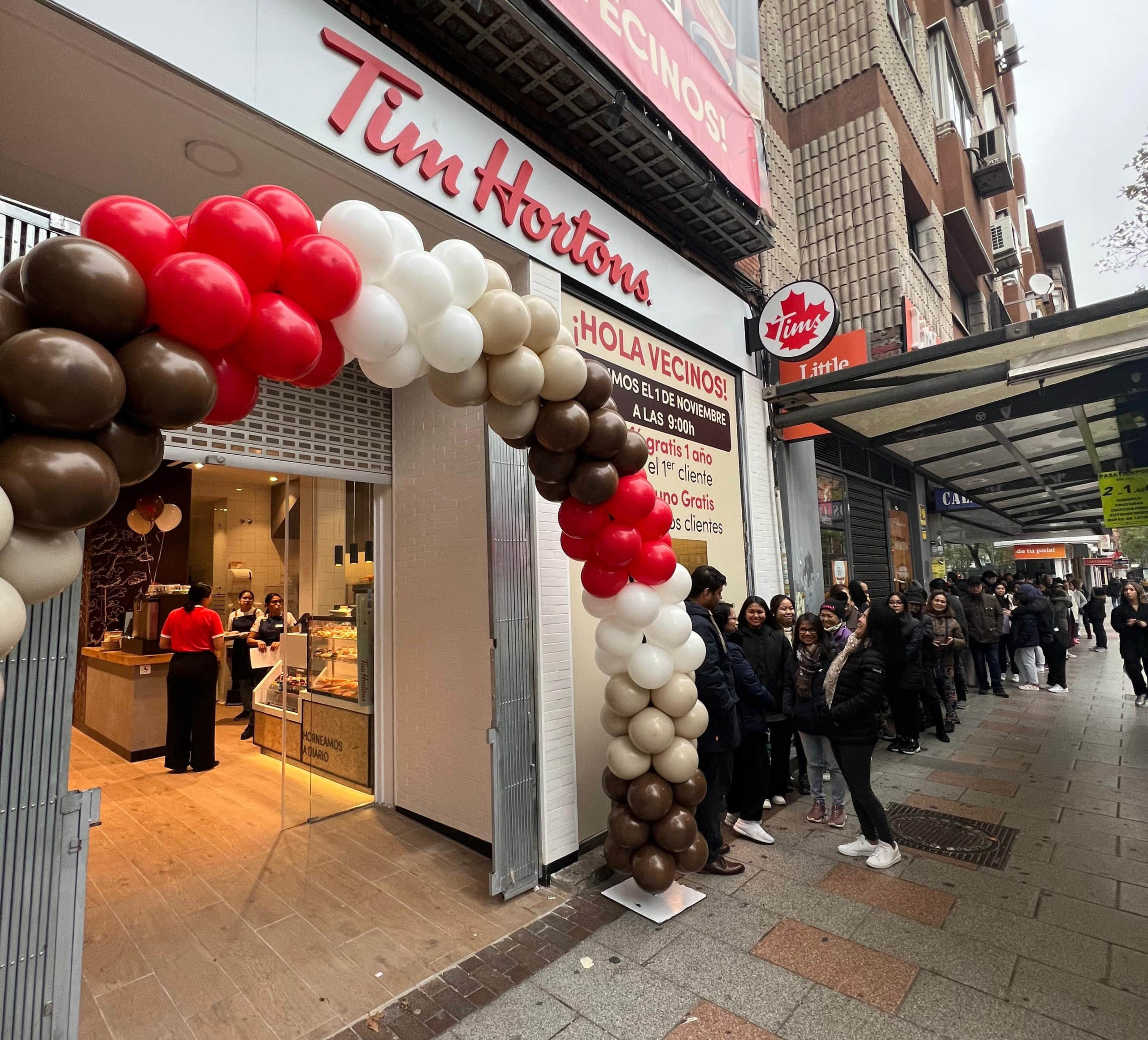 Tim Hortons abre una nueva cafetería en Madrid