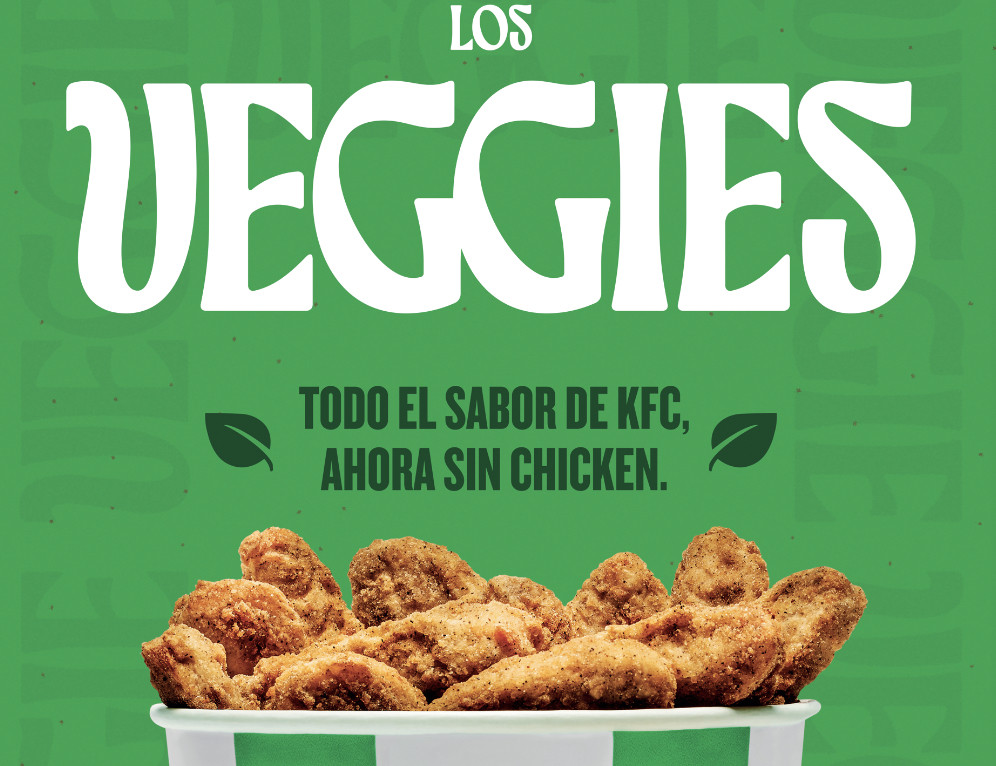 KFC lanza su nueva gama de productos veggies