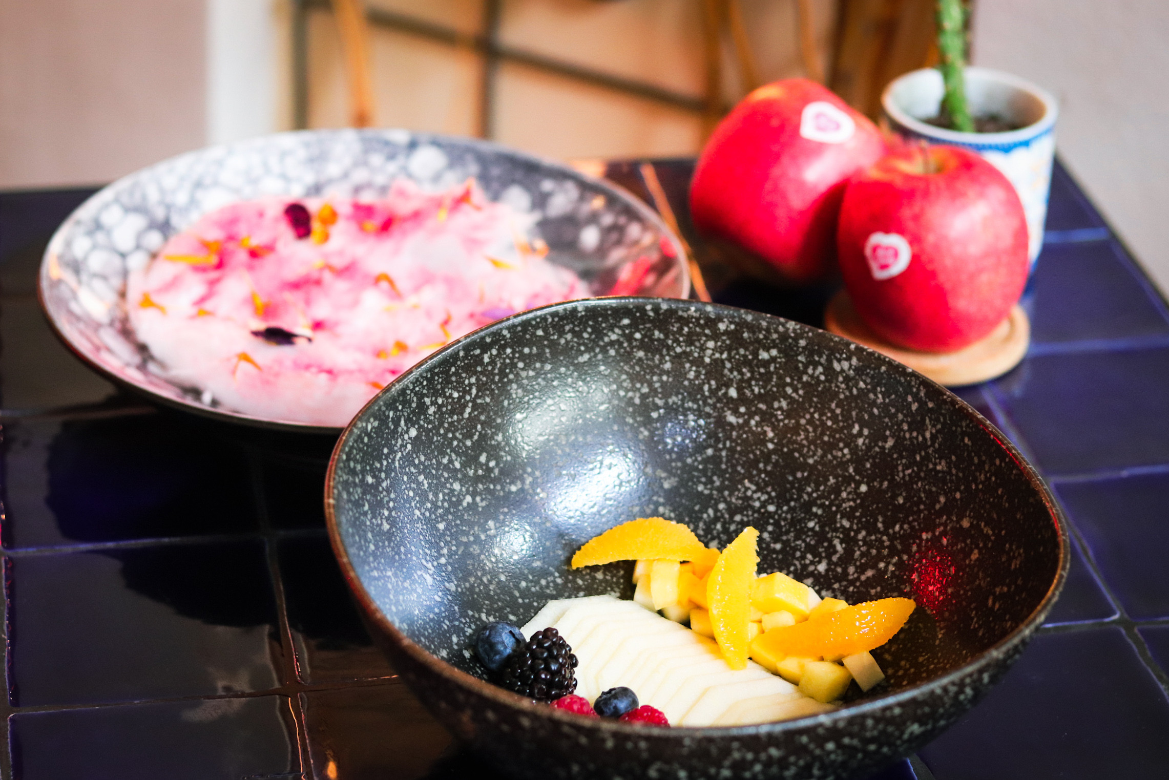 Las manzanas de Pink Lady, presentes en restaurantes de la capital