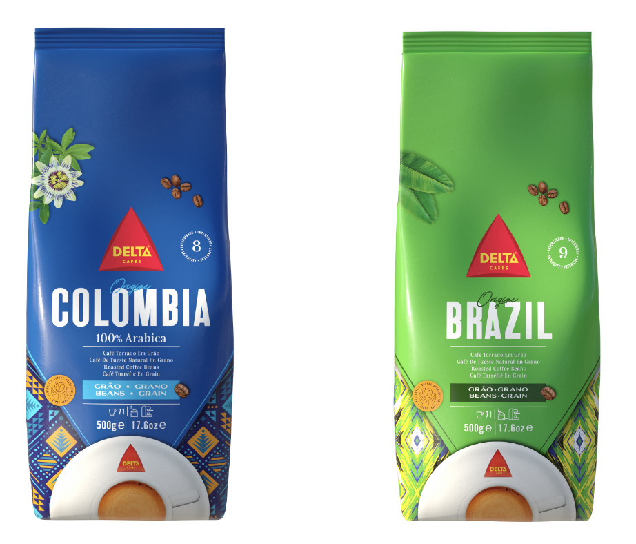 Nuevos Delta Cafés Brazil y Colombia