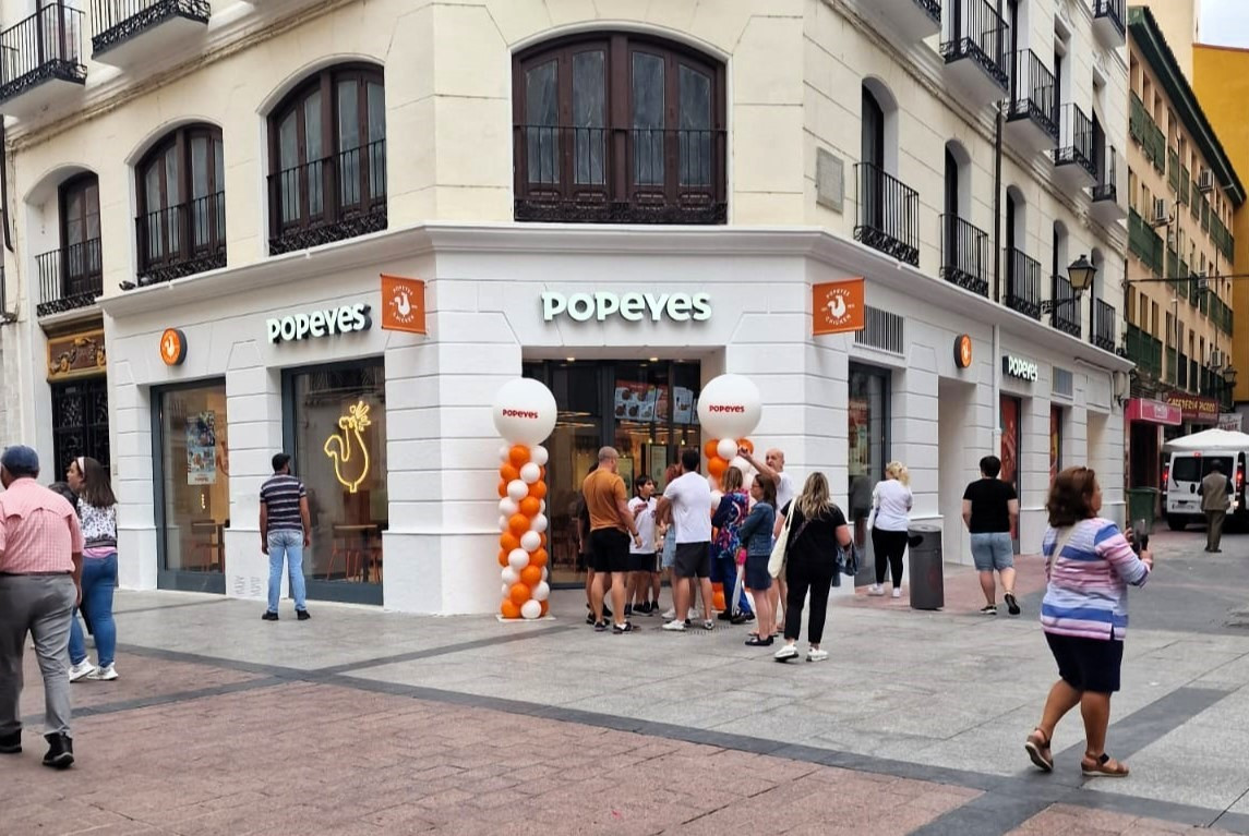 Popeyes abre un nuevo restaurante en el centro de Zaragoza