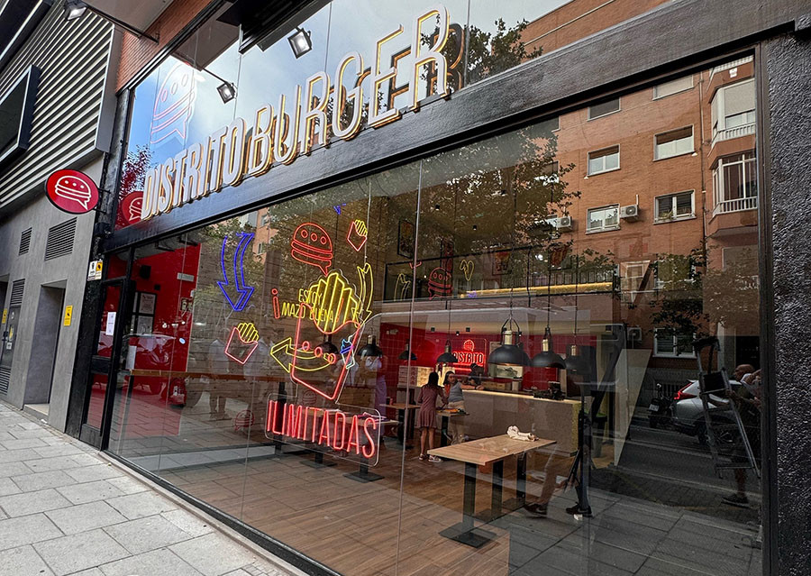 Distrito Burger inaugura su séptimo local en Madrid