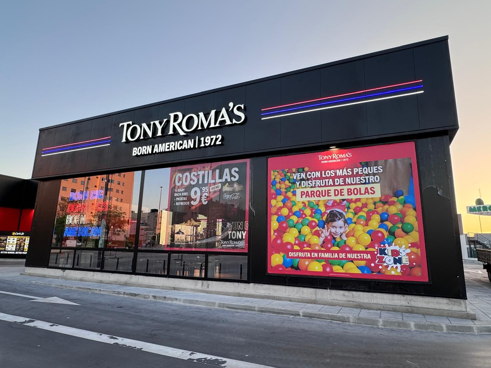 Tony Roma’s refuerza su presencia en Madrid