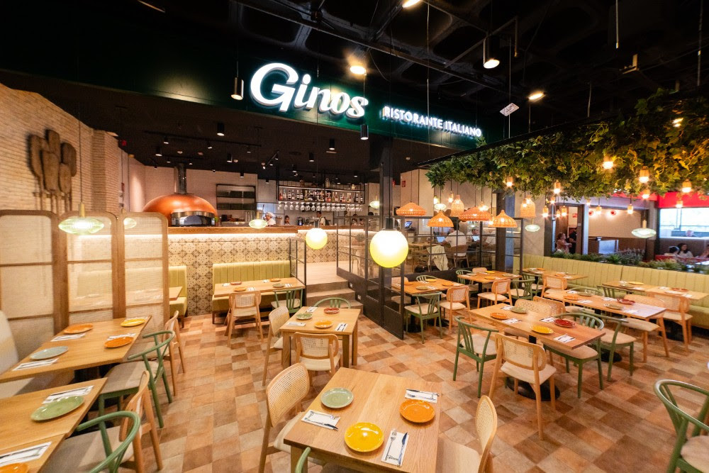 Ginos reinaugura su restaurante en C. C. La Vaguada