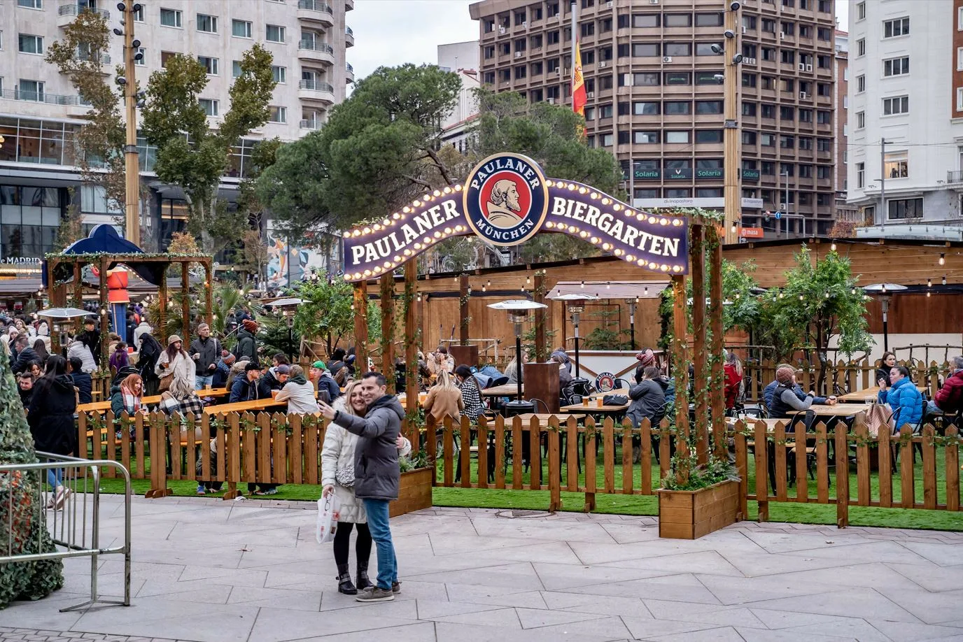 Regresa a Madrid el Biergarten de Paulaner