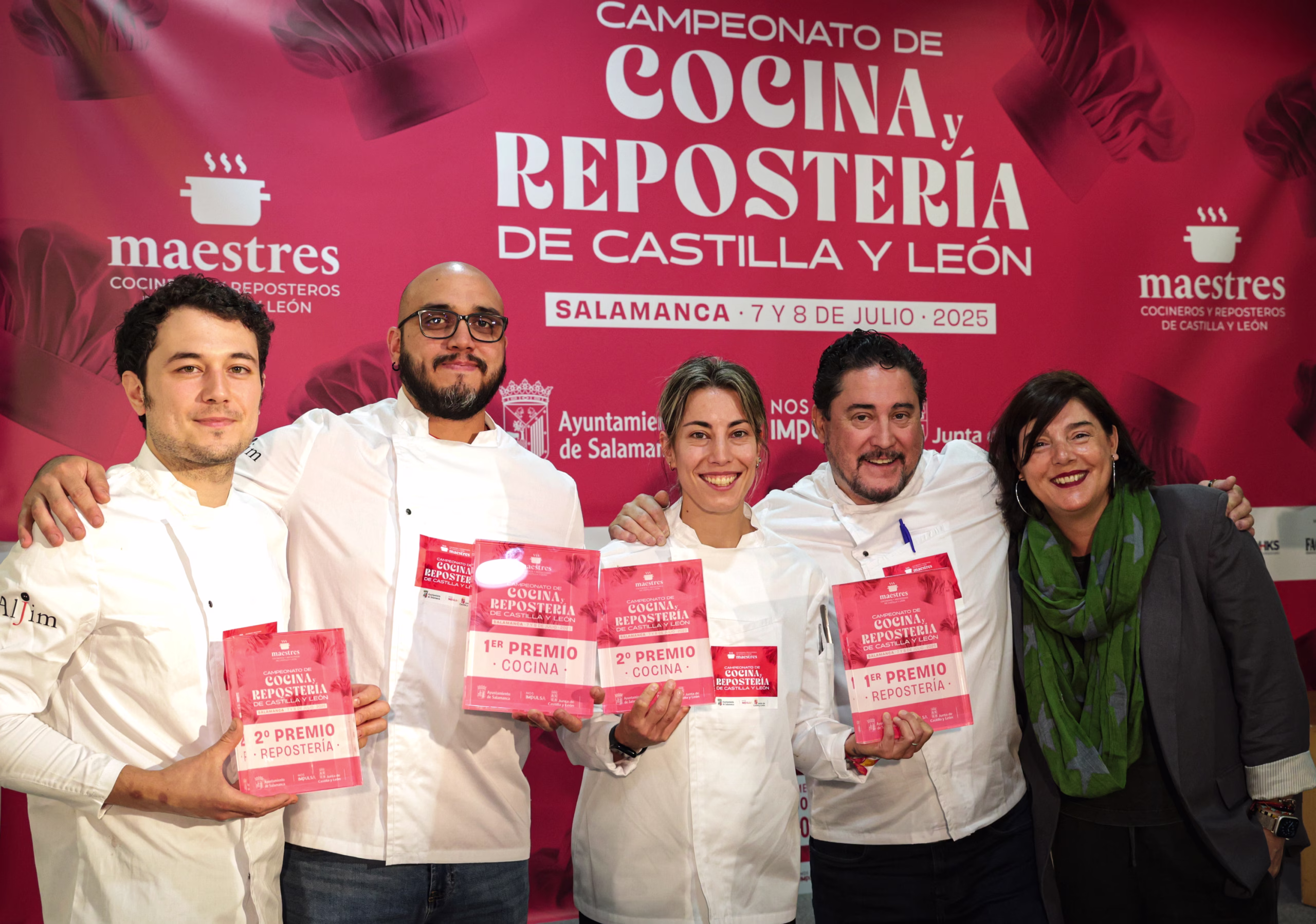 Carlos Prieto y Sara Cámara, campeones de cocina y repostería de Castilla y León 2025