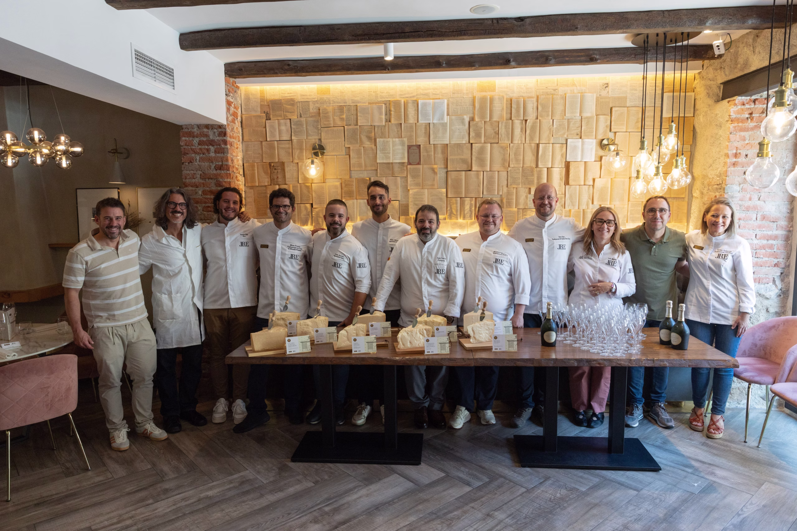 Diferentes chefs homenajean al Parmigiano Reggiano en Nadrid