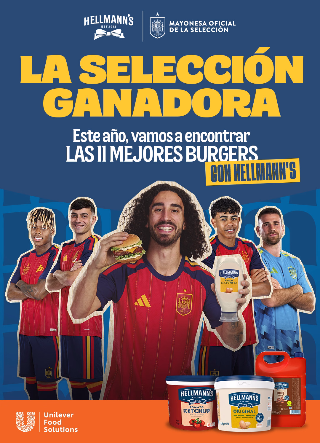 Unilever Food Solutions impulsa el canal burger durante el Mundial de fútbol