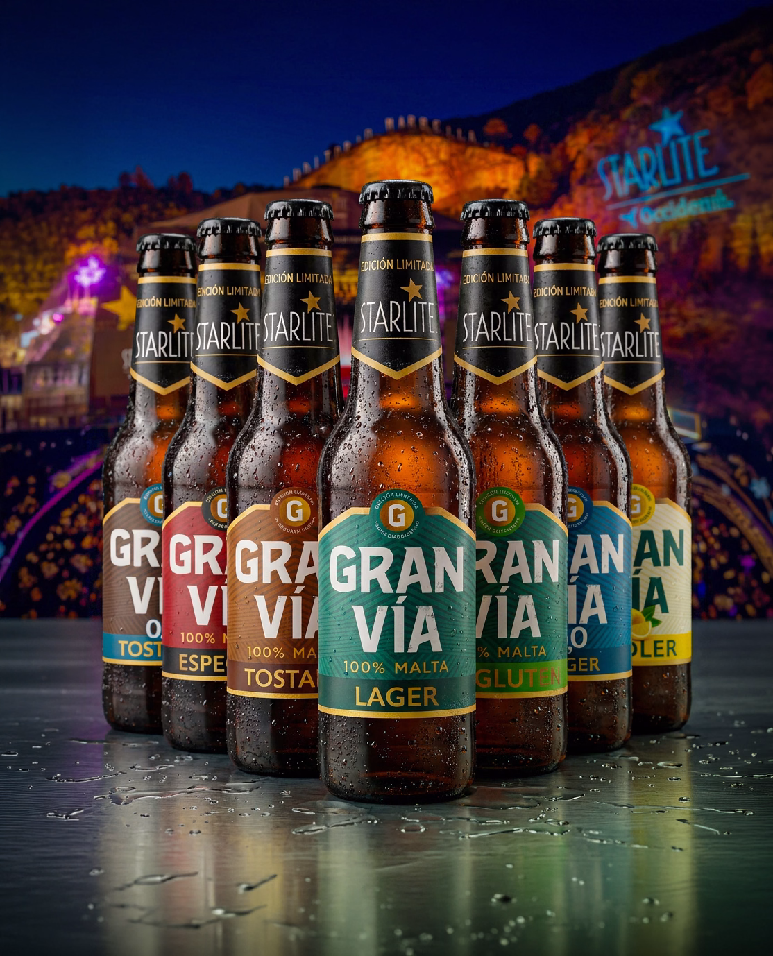 Cervezas Gran Vía, nueva cerveza oficial de Starlite 2026